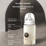 Portable Baby Bottle Warmer with Constant Temperature | Rechargeable Milk Warmer for Travel & Daily Feeding