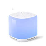 White Noise Machine for Baby Sleep | Baby Sound Machine with Colorful Night Light for Nursery & Travel