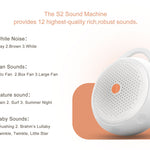 Portable White Noise Sleep Aid | White Noise Machine for Baby Sleep with Timer and Rechargeable Battery
