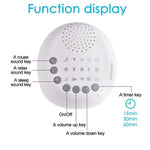 White Noise Machine for Baby Sleep | Baby Sound Machine with 9 Soothing Sounds, Timer & Portable Design