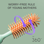 Electric Silicone Baby Bottle Brush Set | 360° Rotating Bottle & Pacifier Cleaning Brush with Lithium Battery