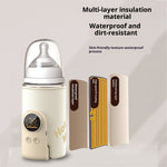 Portable Baby Bottle Warmer with Constant Temperature | Rechargeable Milk Warmer for Travel & Daily Feeding
