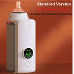 Portable Wireless Baby Bottle Warmer | USB Charging Rechargeable Milk Warmer for Travel