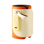 Portable Baby Bottle Warmer with 5 Temperature Settings | Travel Milk & Formula Warmer with Fast Charge Adapter