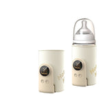 Portable Baby Bottle Warmer with Constant Temperature | Rechargeable Milk Warmer for Travel & Daily Feeding