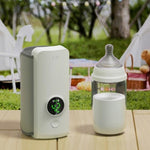 Portable Wireless Baby Bottle Warmer | USB Charging Rechargeable Milk Warmer for Travel
