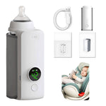 Portable Wireless Baby Bottle Warmer | USB Charging Rechargeable Milk Warmer for Travel