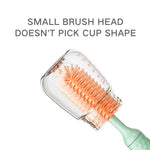 Electric Silicone Baby Bottle Brush Set | 360° Rotating Bottle & Pacifier Cleaning Brush with Lithium Battery