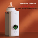 Portable Wireless Baby Bottle Warmer | USB Charging Rechargeable Milk Warmer for Travel