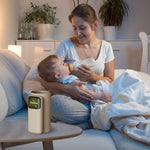 Portable Baby Bottle Warmer with Night Light | Rechargeable Travel Milk & Formula Warmer with 6 Heating Levels