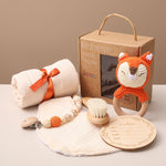 Newborn Essentials Gift Set | Soft Baby Shower Gift Box with Baby Milestone Keepsake